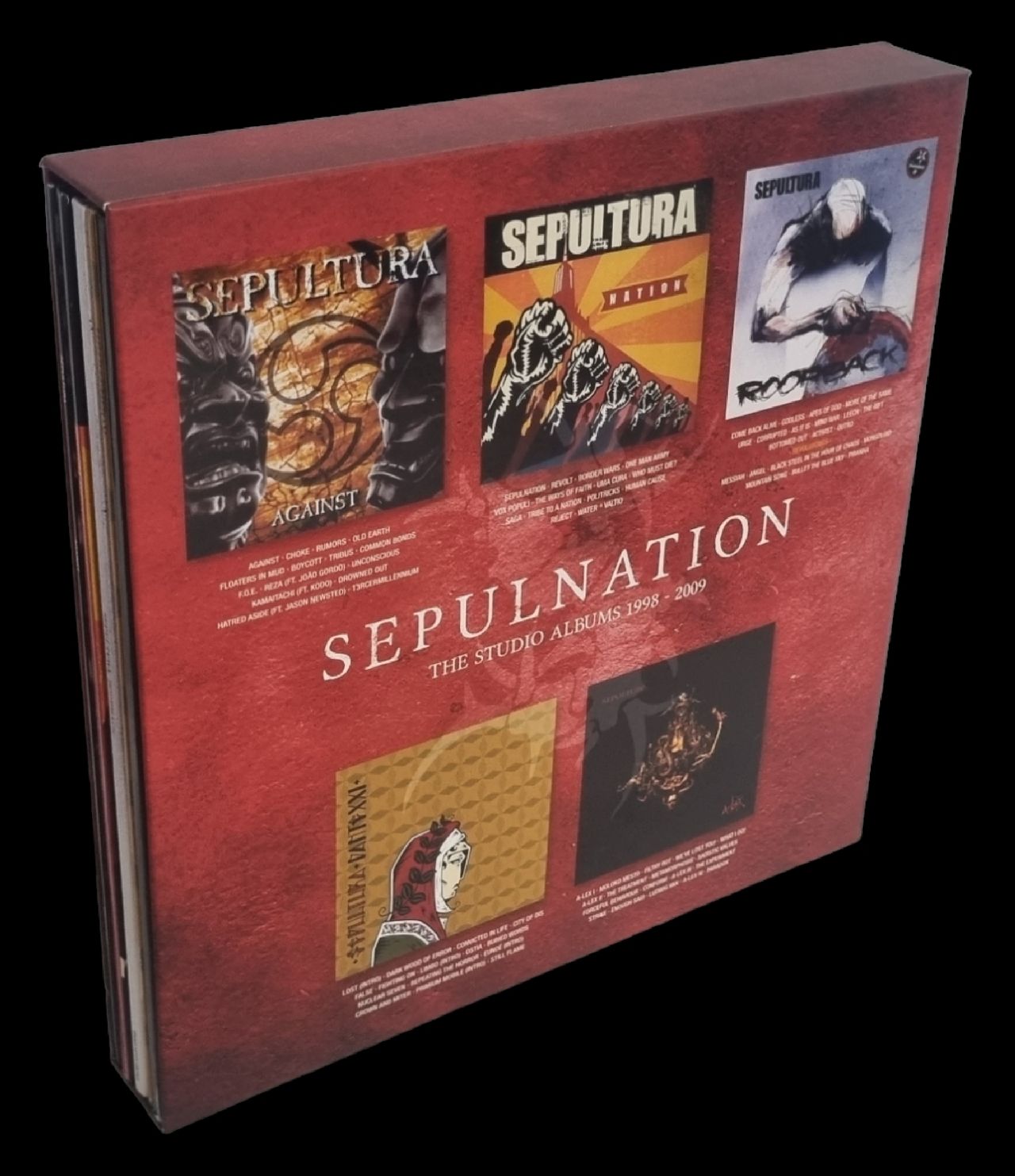 Sepultura Sepulnation: The Studio Albums 1998-2009 - 8LP Box Set UK Vi ...