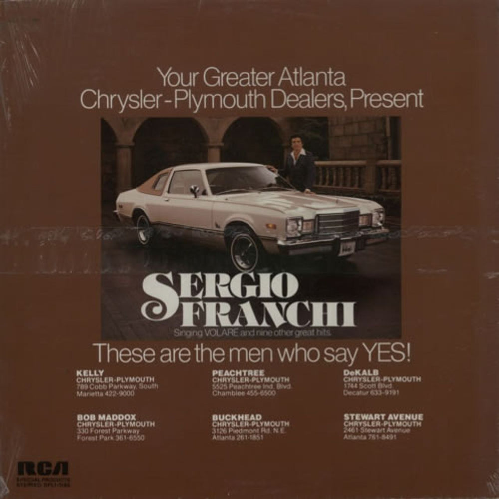 Sergio Franchi Sergio Franchi Sings... - Sealed US Promo vinyl LP album (LP record) DPL1-0186