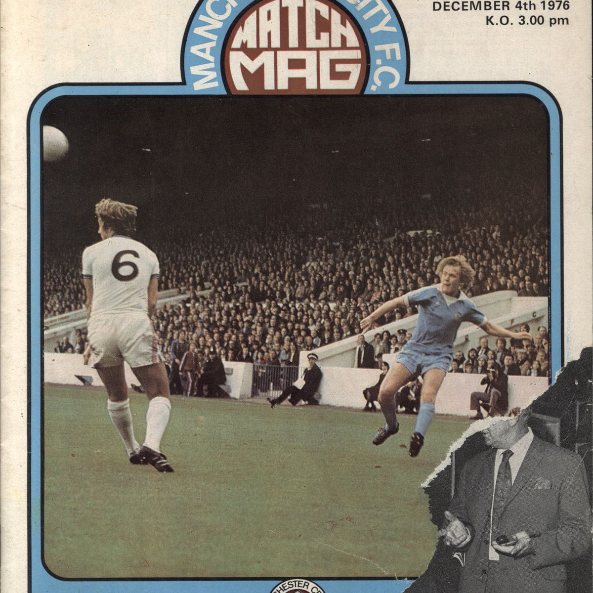 Sex Pistols Manchester City v Derby County Football Programme UK Memor —  RareVinyl.com