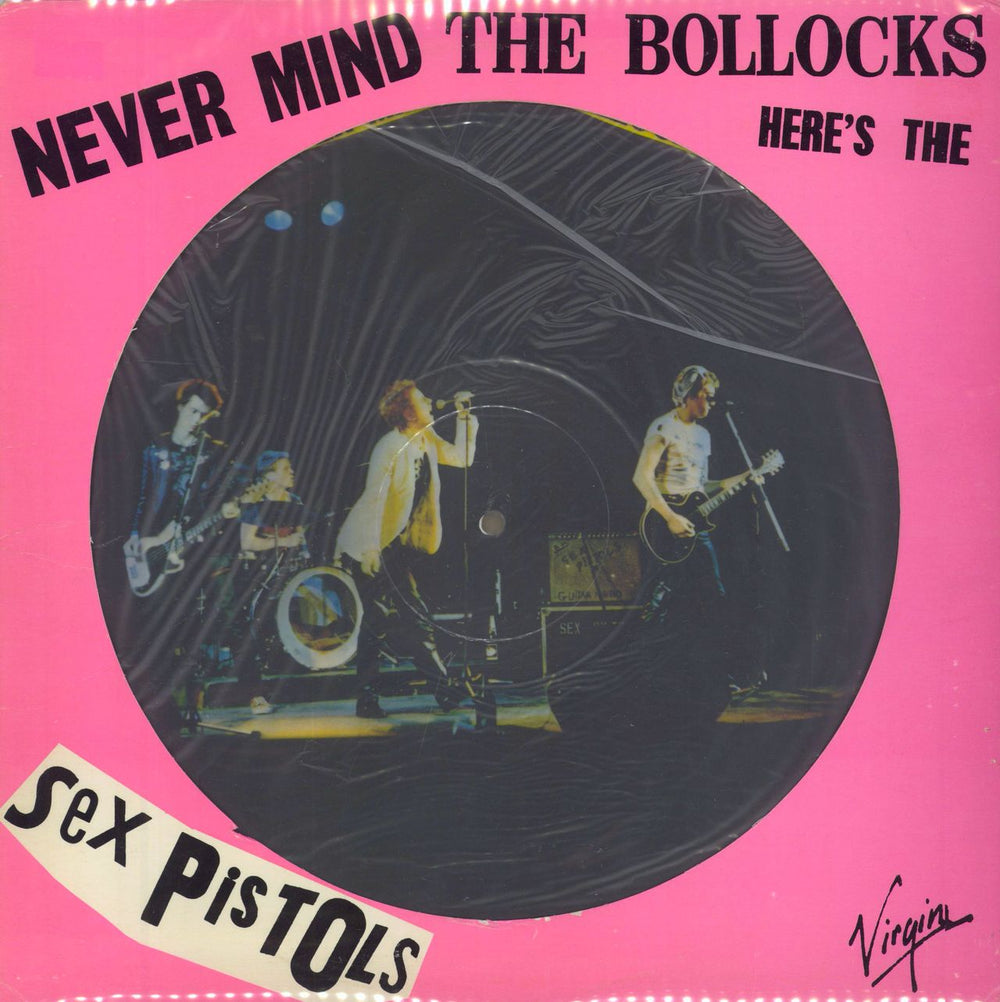 Sex Pistols Never Mind The Bollocks - VG UK picture disc LP (vinyl picture disc album) VP2086