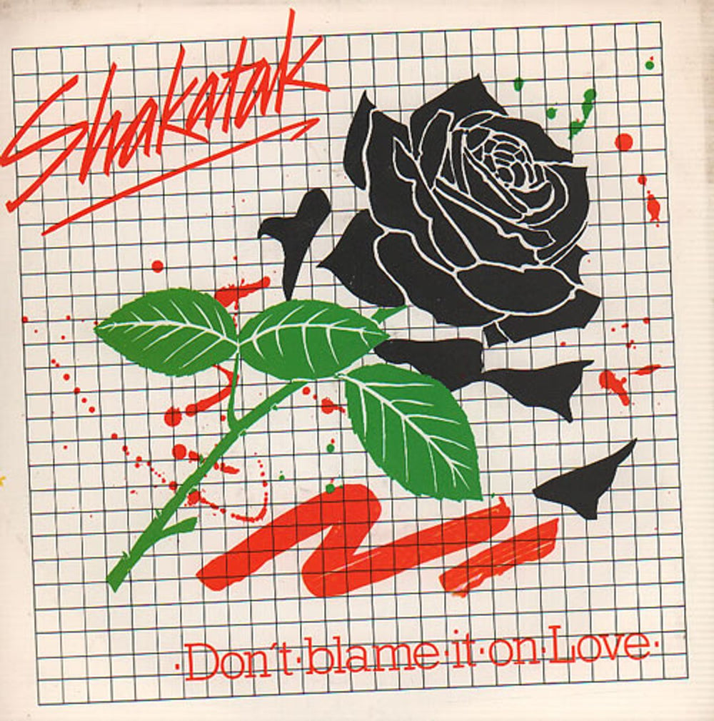 Shakatak Don't Blame It On Love UK 7" vinyl single (7 inch record / 45) POSP699