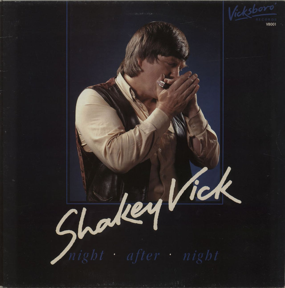 Shakey Vick Night After Night UK vinyl LP album (LP record) VB001