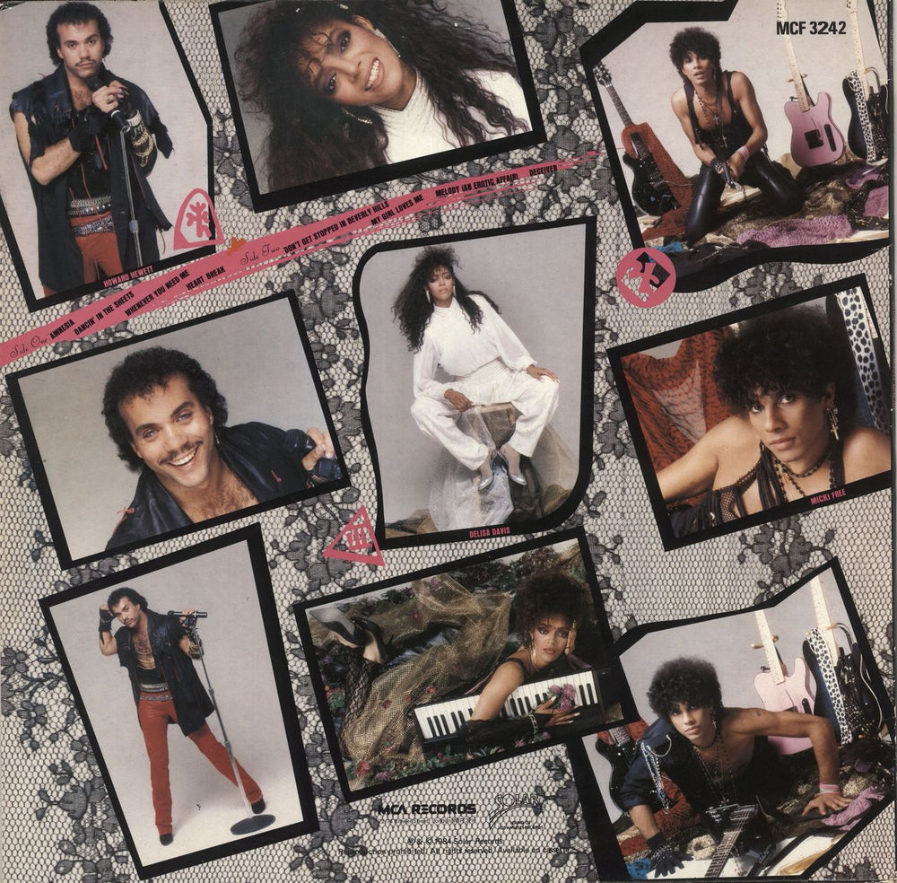 Shalamar Heartbreak UK vinyl LP album (LP record)