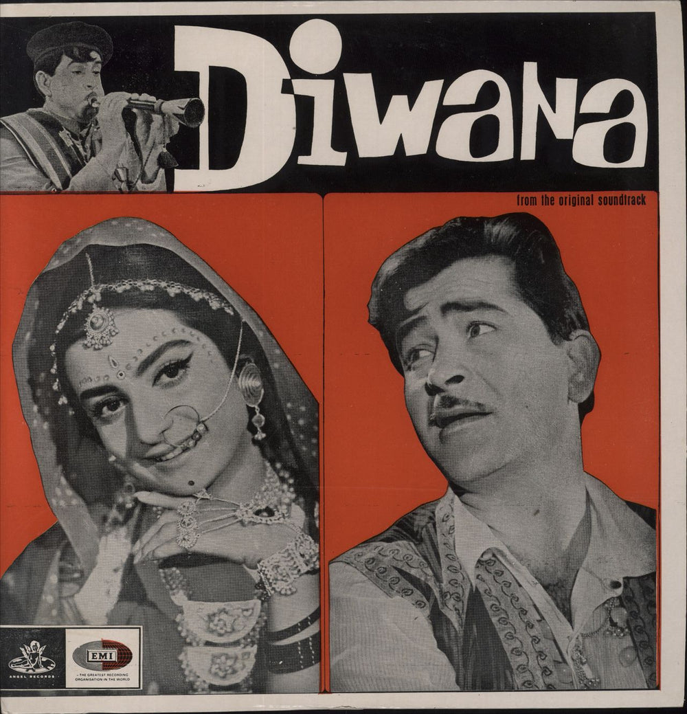 Shankar-Jaikishan Diwana Indian vinyl LP album (LP record) 3AEX5125