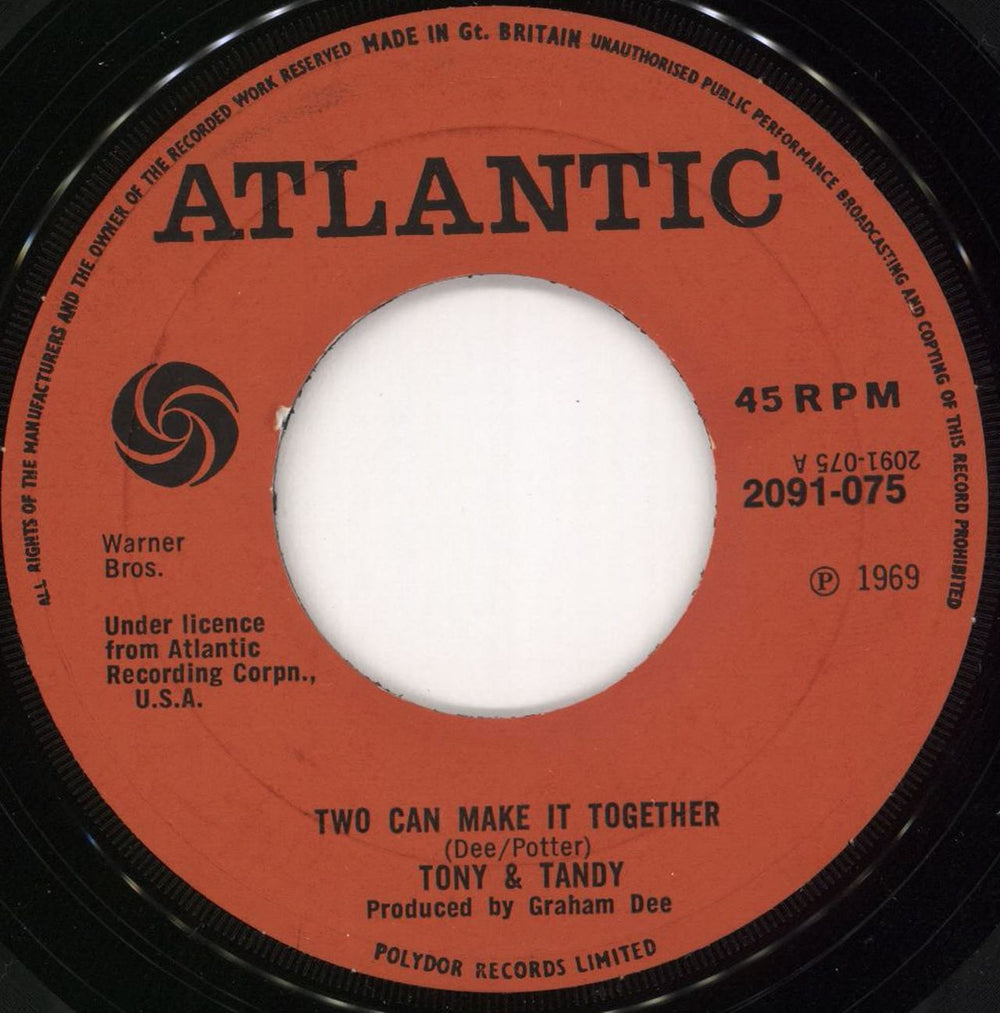 Sharon Tandy Two Can Make It Together UK 7" vinyl single (7 inch record / 45) 2091075