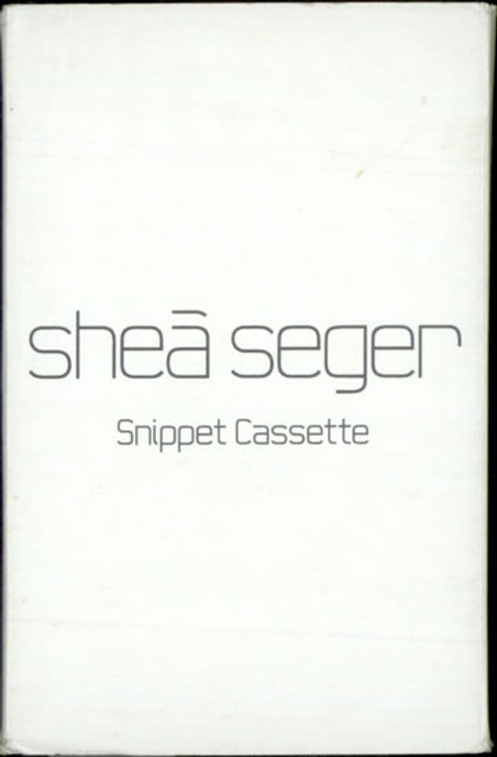 Shea Seger Snippet Cassette UK Promo cassette single SHEA2