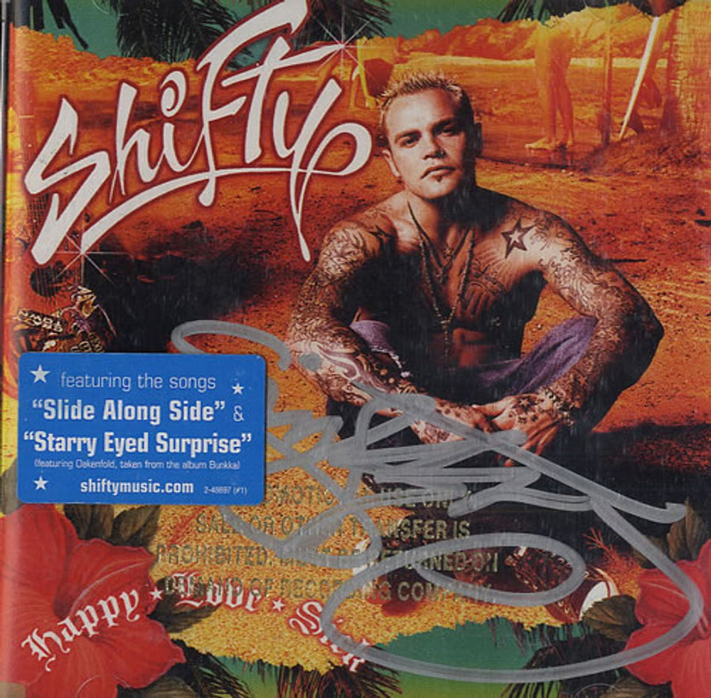 Shifty Shellshock Happy Love Sick - Autographed US Promo CD album (CDLP) 48697-2