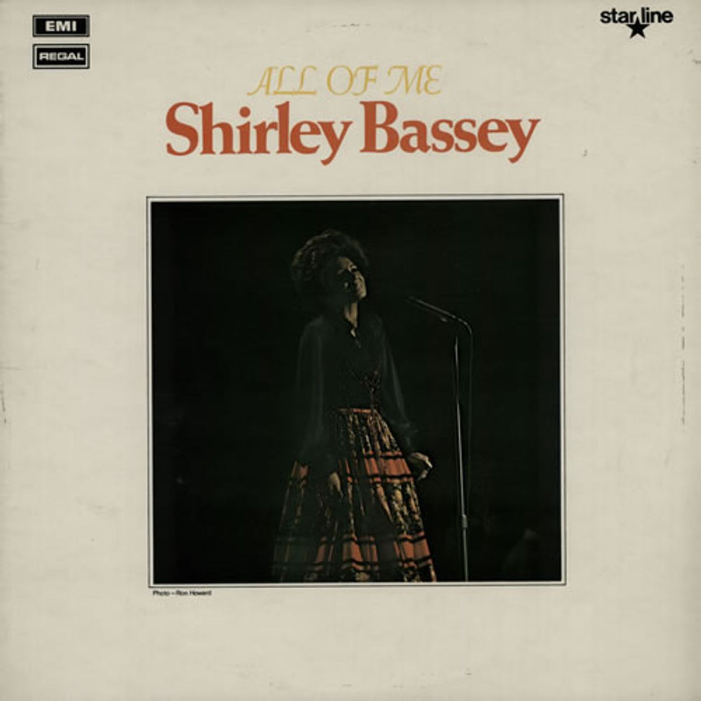 Shirley Bassey All Of Me UK vinyl LP album (LP record) SRS5032