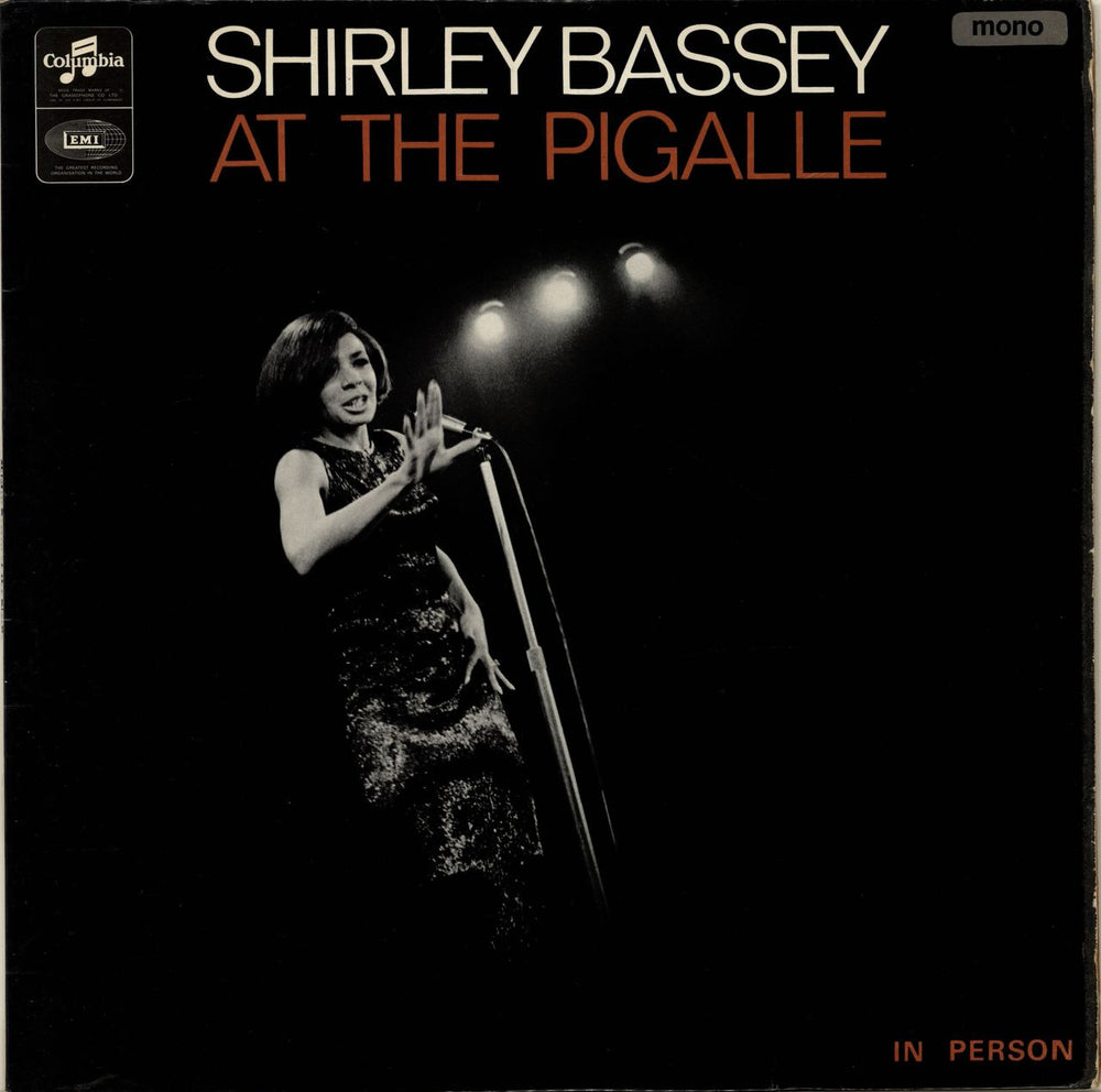 Shirley Bassey At The Pigalle UK vinyl LP album (LP record) 33SX1787