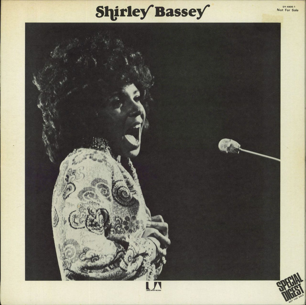 Shirley Bassey Special Digest - VG/EX Japanese Promo vinyl LP album (LP record) DY-4906-1