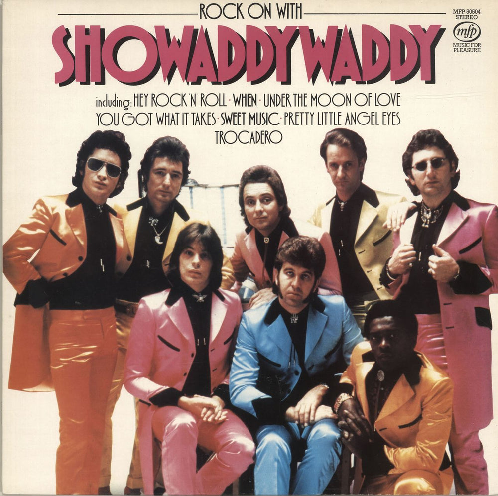 Showaddywaddy Rock On With Showaddywaddy UK vinyl LP album (LP record) MFP50504