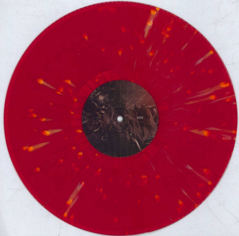 Shrinebuilder Shinebuilder - Red w/ Yellow And Orange Heavy Splatter US 2-LP vinyl record set (Double LP Album) 5H-2LSH817837