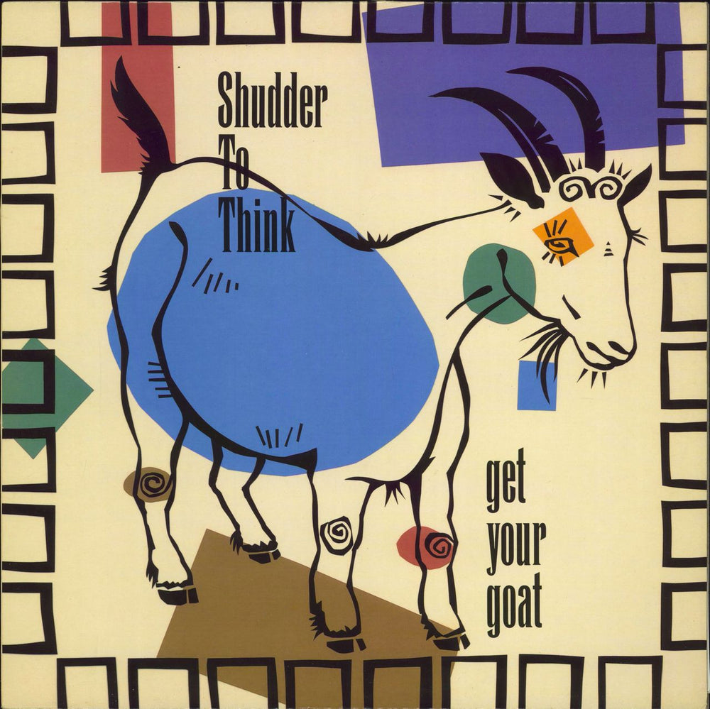 Shudder To Think Get Your Goat + Poster UK vinyl LP album (LP record) DIS67V