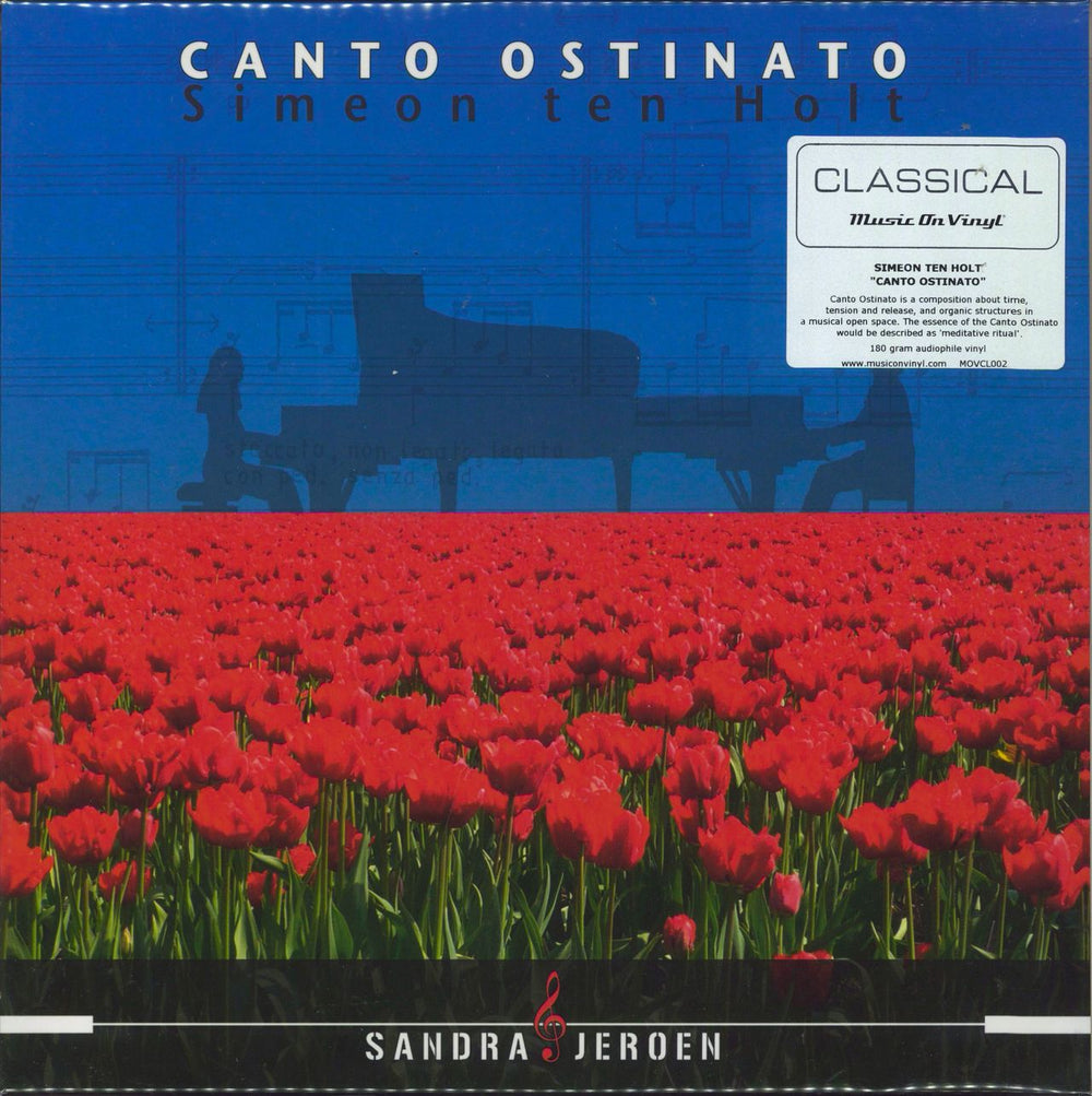 Simeon Ten Holt Canto Ostinato - 180gm UK 2-LP vinyl record set (Double LP Album) MOVCL002