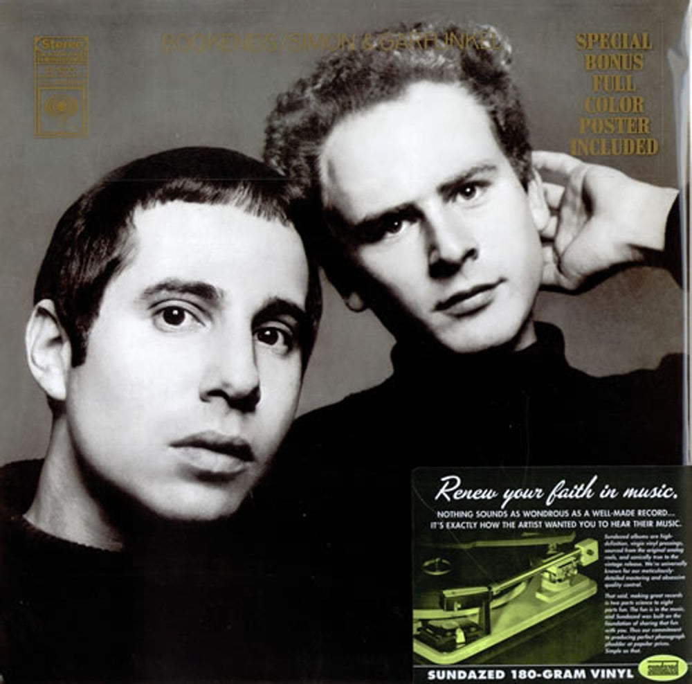 Simon & Garfunkel Bookends US vinyl LP album (LP record) LP5233