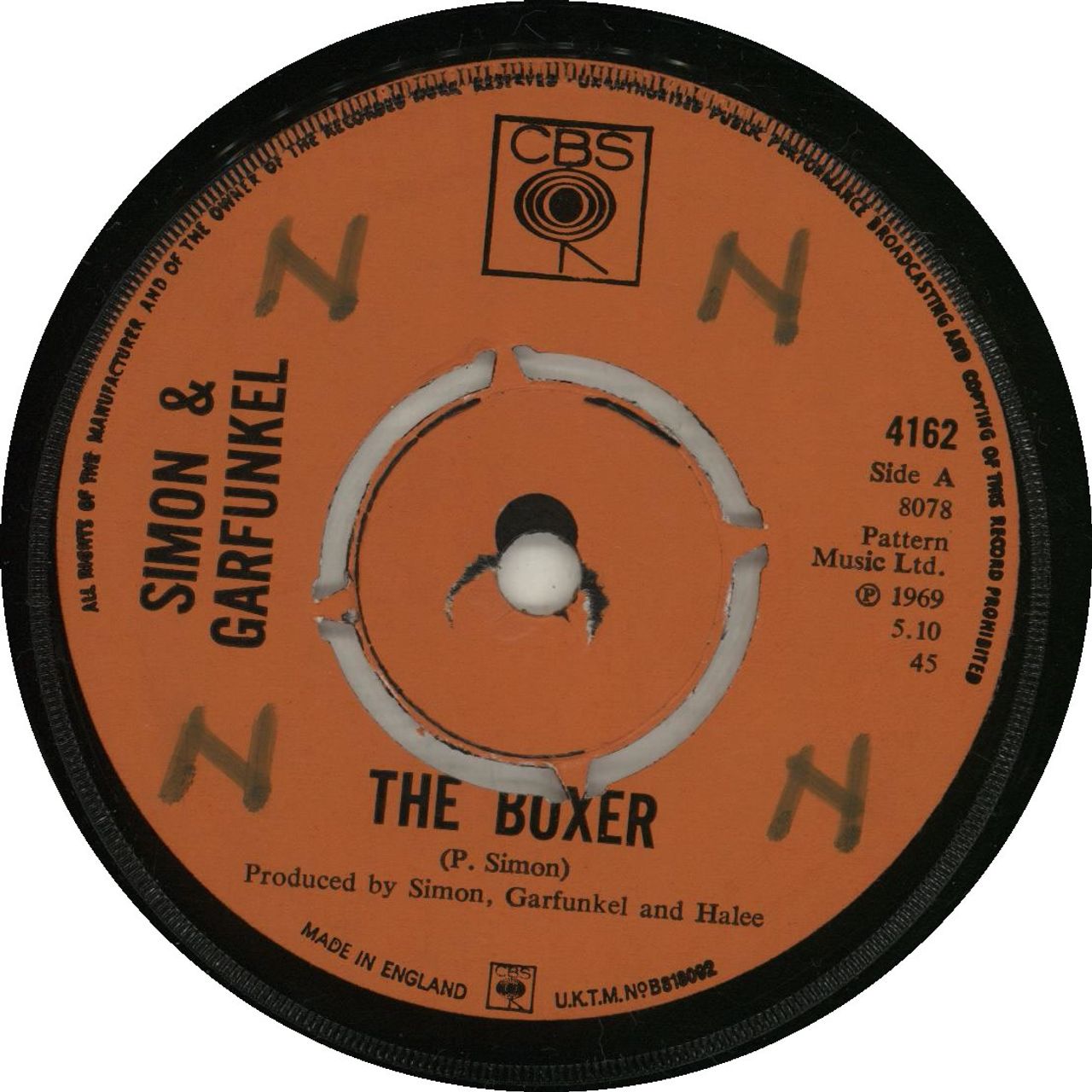 Simon & Garfunkel The Boxer UK 7" —