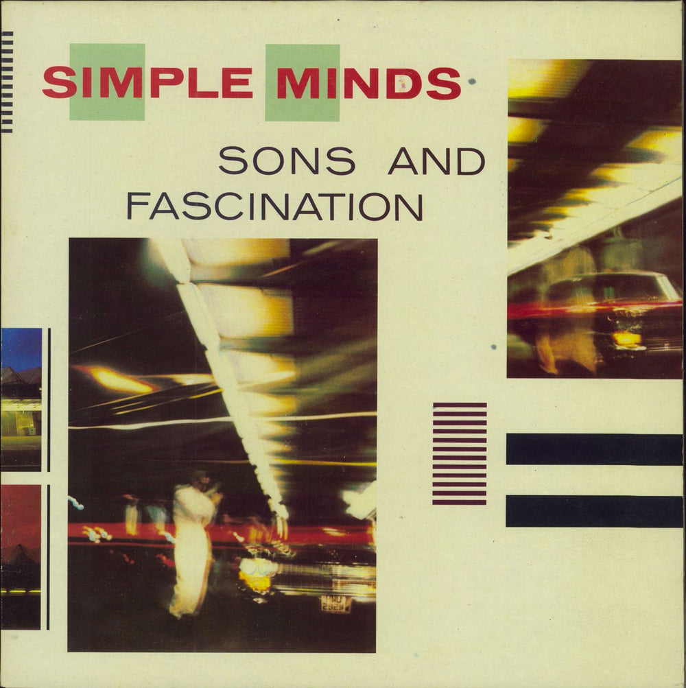 Simple Minds Sons And Fascination Greek vinyl LP album (LP record) 062-VG50047