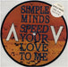 Simple Minds Speed Your Love To Me UK 7" vinyl picture disc (7 inch picture disc single) VSY649