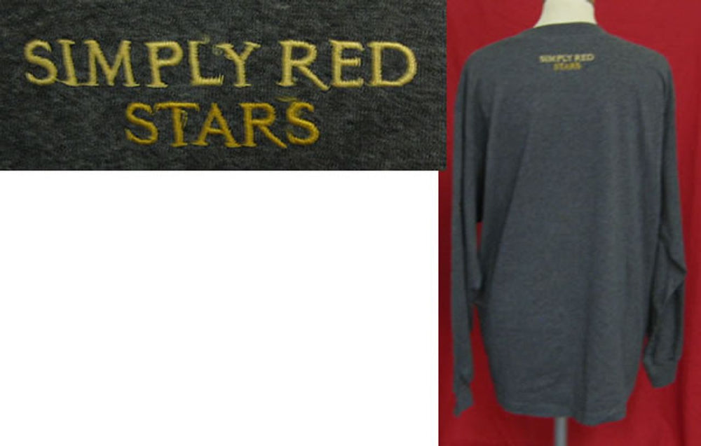 Simply Red Stars - Grey Large UK t-shirt REDTSST395259