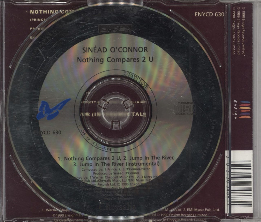 Sinead O'Connor Nothing Compares 2 U UK CD single (CD5 / 5") 5013136348835