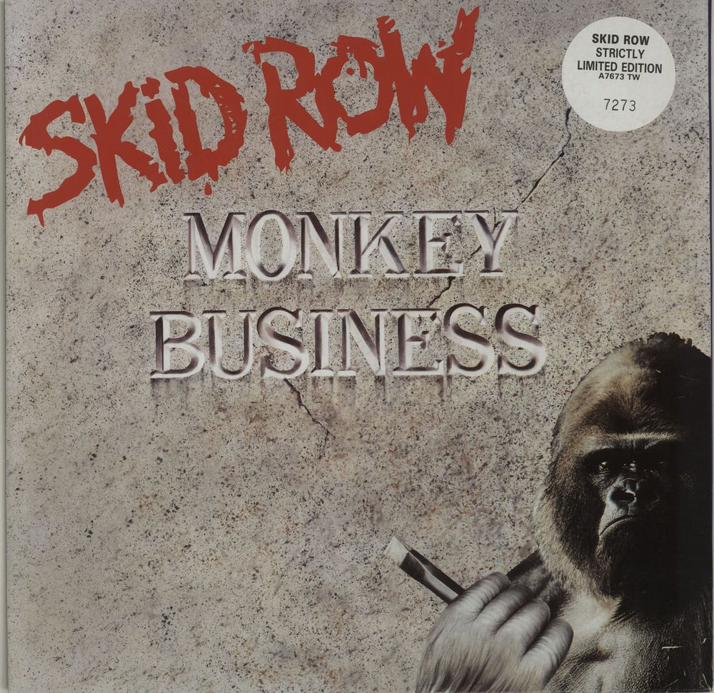 Skid Row (80s) Monkey Business UK 12" vinyl single (12 inch record / Maxi-single) A7673TW