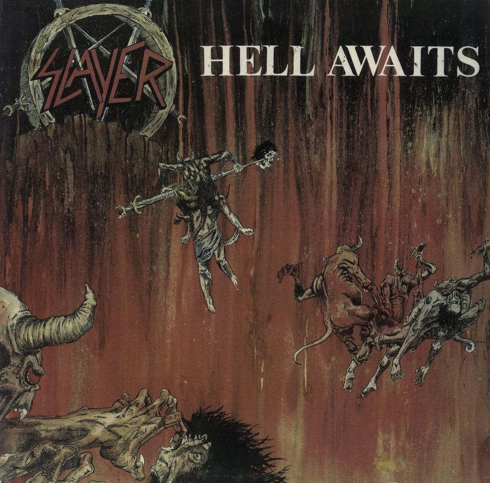 Slayer Hell Awaits US vinyl LP album (LP record) MX8020