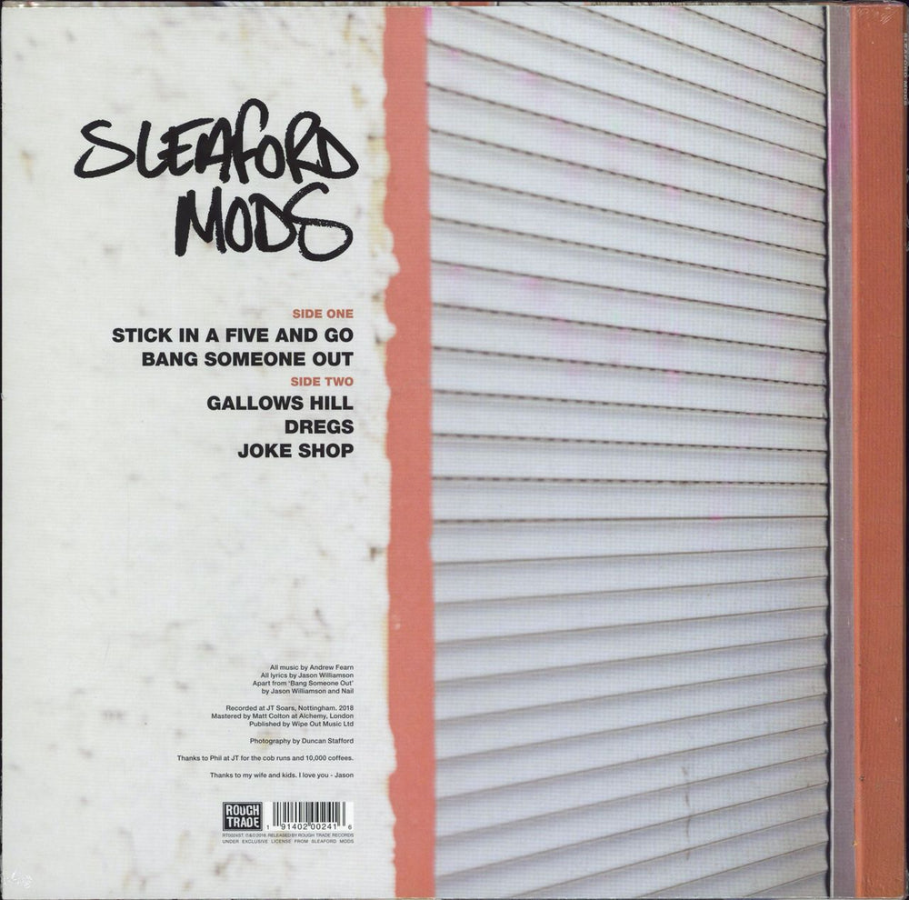 Sleaford Mods Sleaford Mods EP - Sealed UK 12" vinyl single (12 inch record / Maxi-single) 191402002416