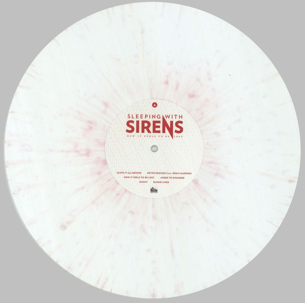 Sleeping With Sirens How It Feels to Be Lost - White & Pink Splatter Vinyl US vinyl LP album (LP record) YNOLPHO827024