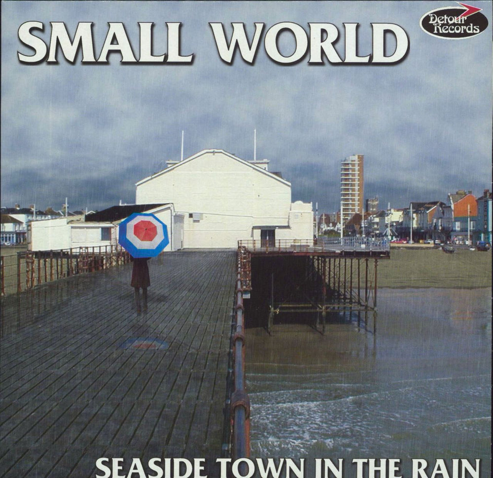 Small World (Mod) Seaside Town In The Rain UK 7" vinyl single (7 inch record / 45) DR077