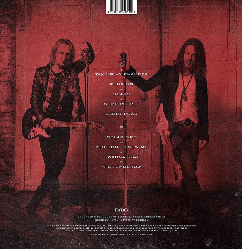 Smith / Kotzen Smith/Kotzen - Red & Black Smoke Vinyl - Sealed UK vinyl LP album (LP record) 4050538658149