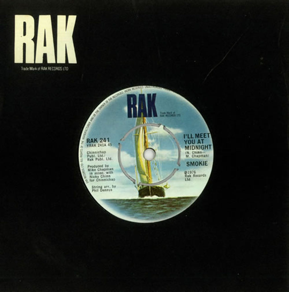 Smokie I'll Meet You At Midnight UK 7" vinyl single (7 inch record / 45) RAK241