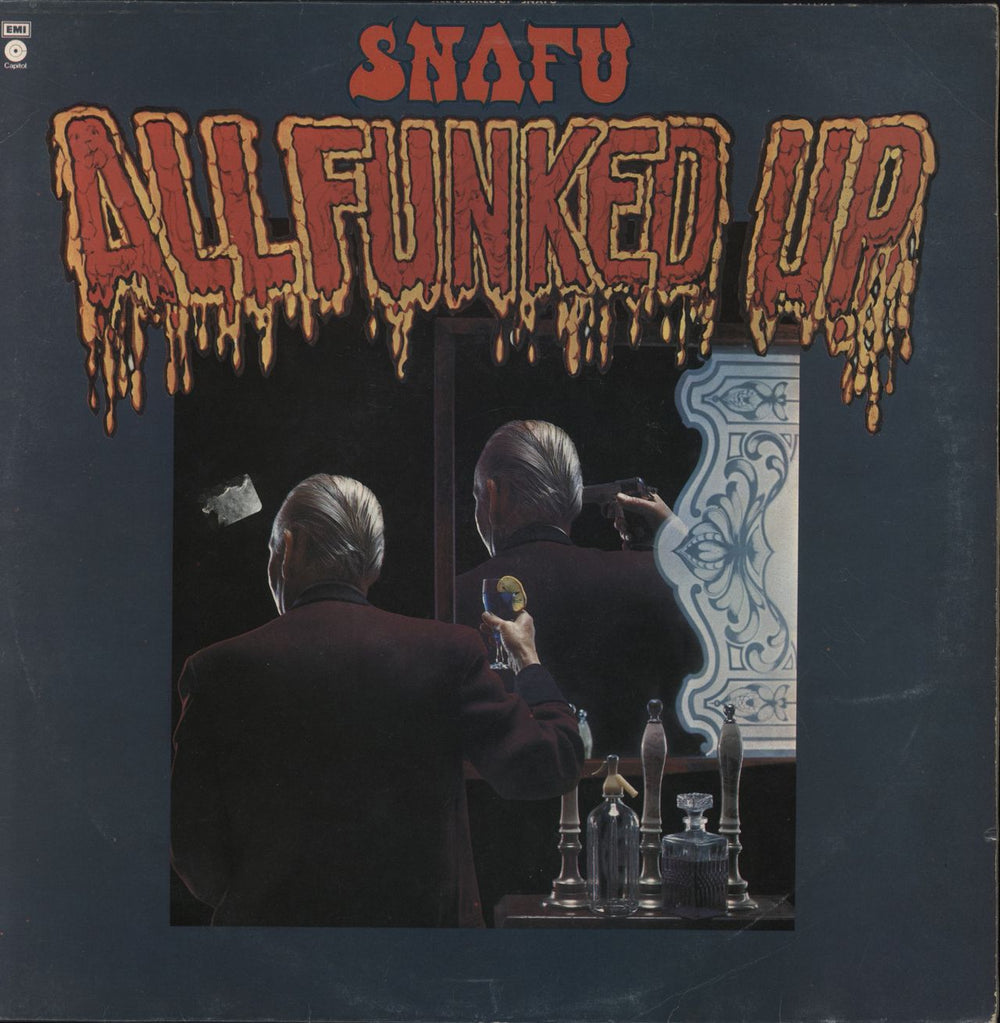 Snafu All Funked Up UK Promo vinyl LP album (LP record) E-ST11473