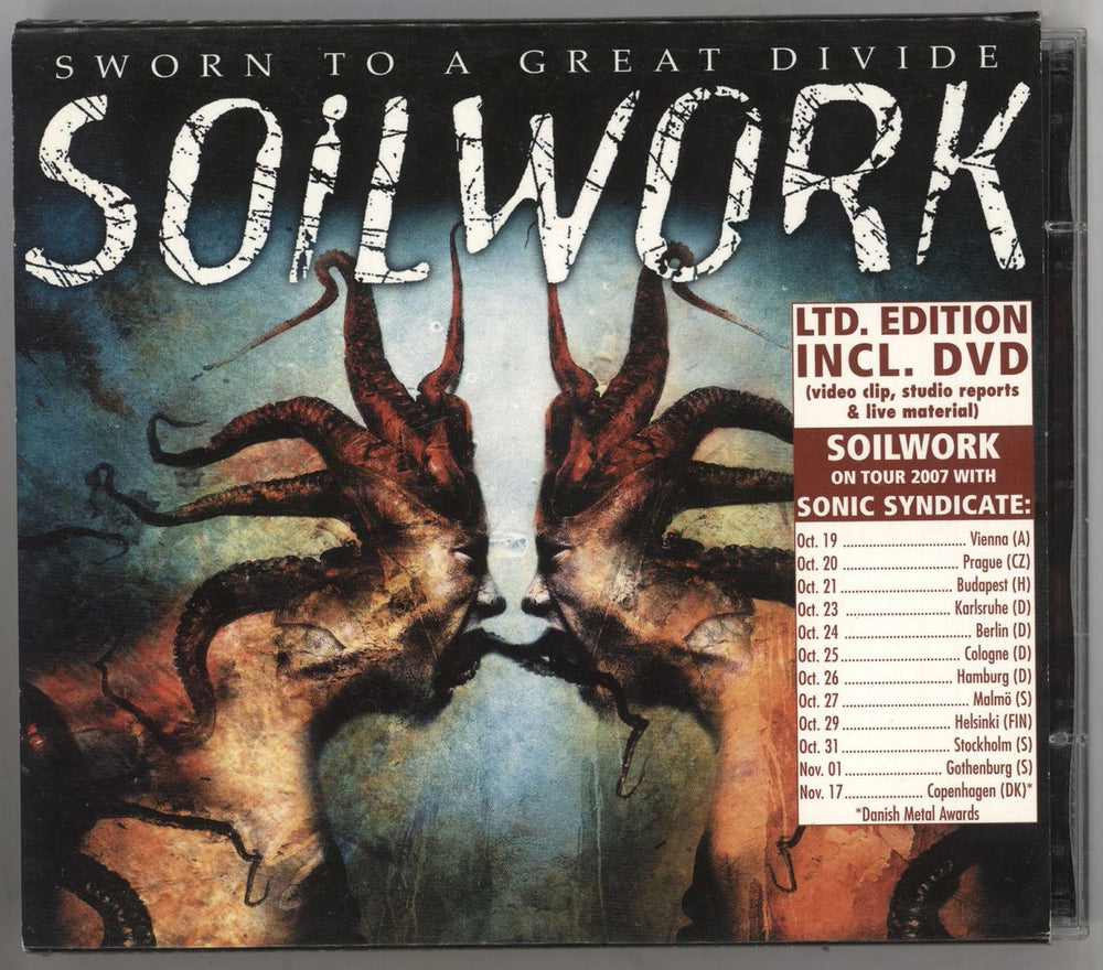 Soilwork Sworn To A Great Divide German CD album (CDLP) 2736118790