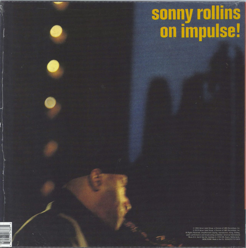 Sonny Rollins On Impulse! - Sealed UK vinyl LP album (LP record) 602577573835