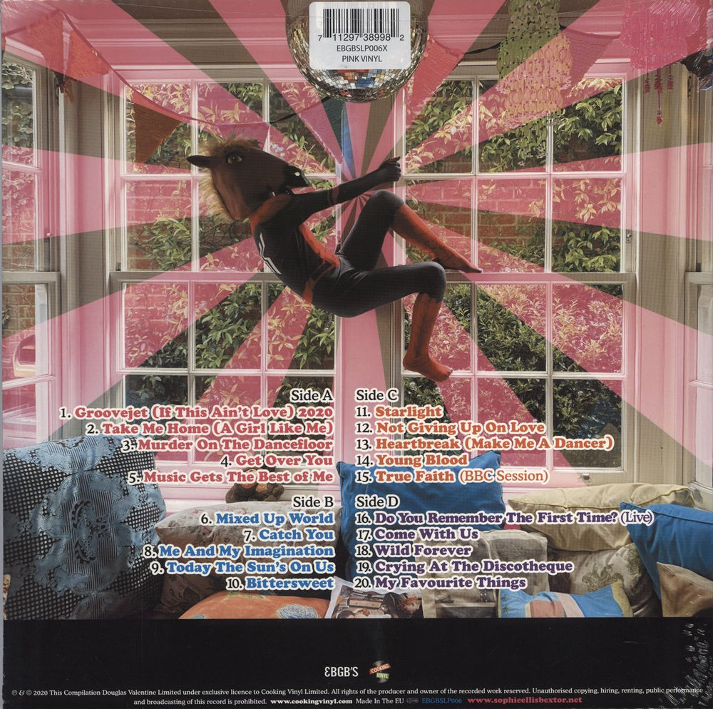 Sophie Ellis Bextor Songs From The Kitchen Disco - Pink vinyl UK 2-LP vinyl record set (Double LP Album) 711297389982