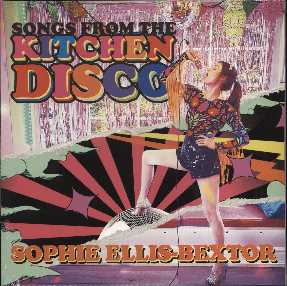 Sophie Ellis Bextor Songs From The Kitchen Disco - Pink vinyl UK 2-LP vinyl record set (Double LP Album) EBGBSLP006X