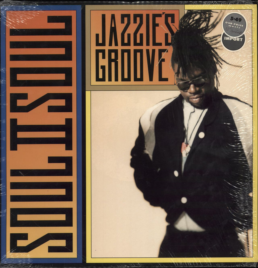 Soul II Soul Jazzie's Groove US 12" vinyl single (12 inch record / Maxi-single) 0-96517