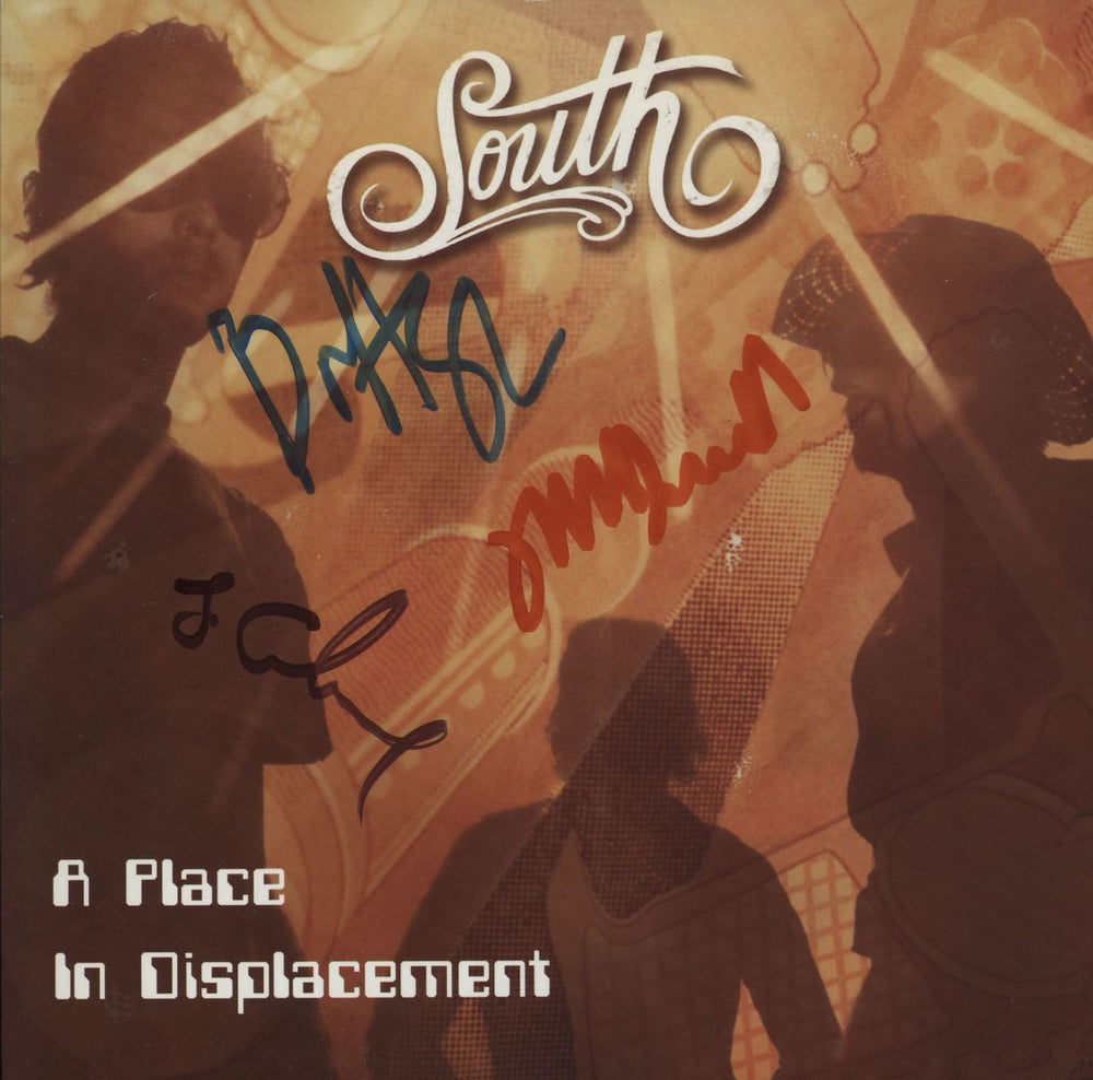 South A Place In Displacement - Autographed UK 7" vinyl single (7 inch record / 45) GPOOL010