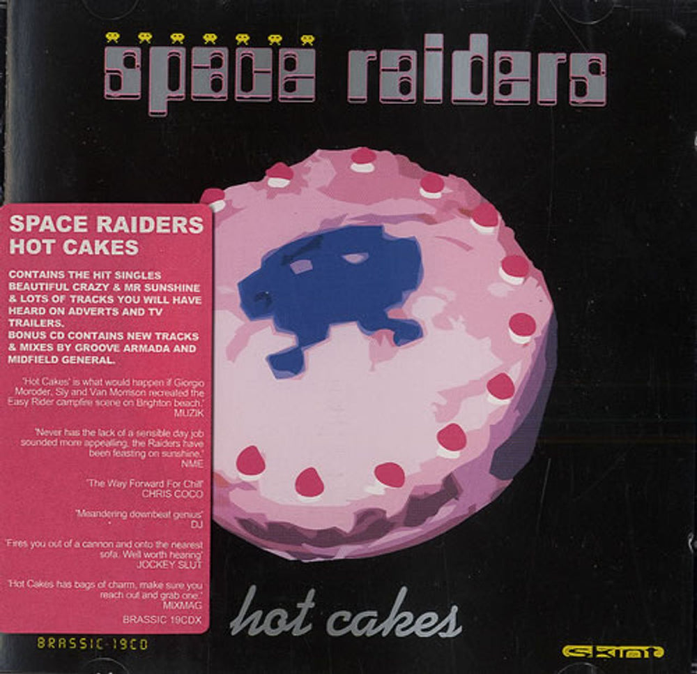 Space Raiders Hot Cakes - Bonus Edition UK 2 CD album set (Double CD) BRASSIC19CD