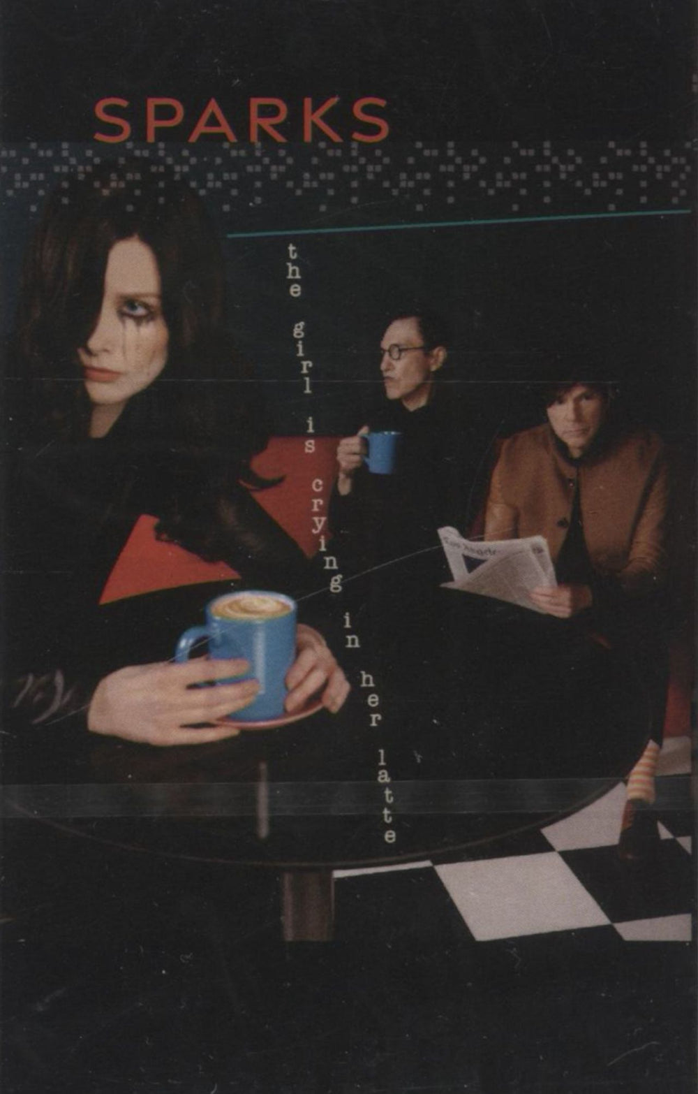 Sparks The Girl Is Crying In Her Latte - Glitter Cassette - Sealed UK cassette album 5509014