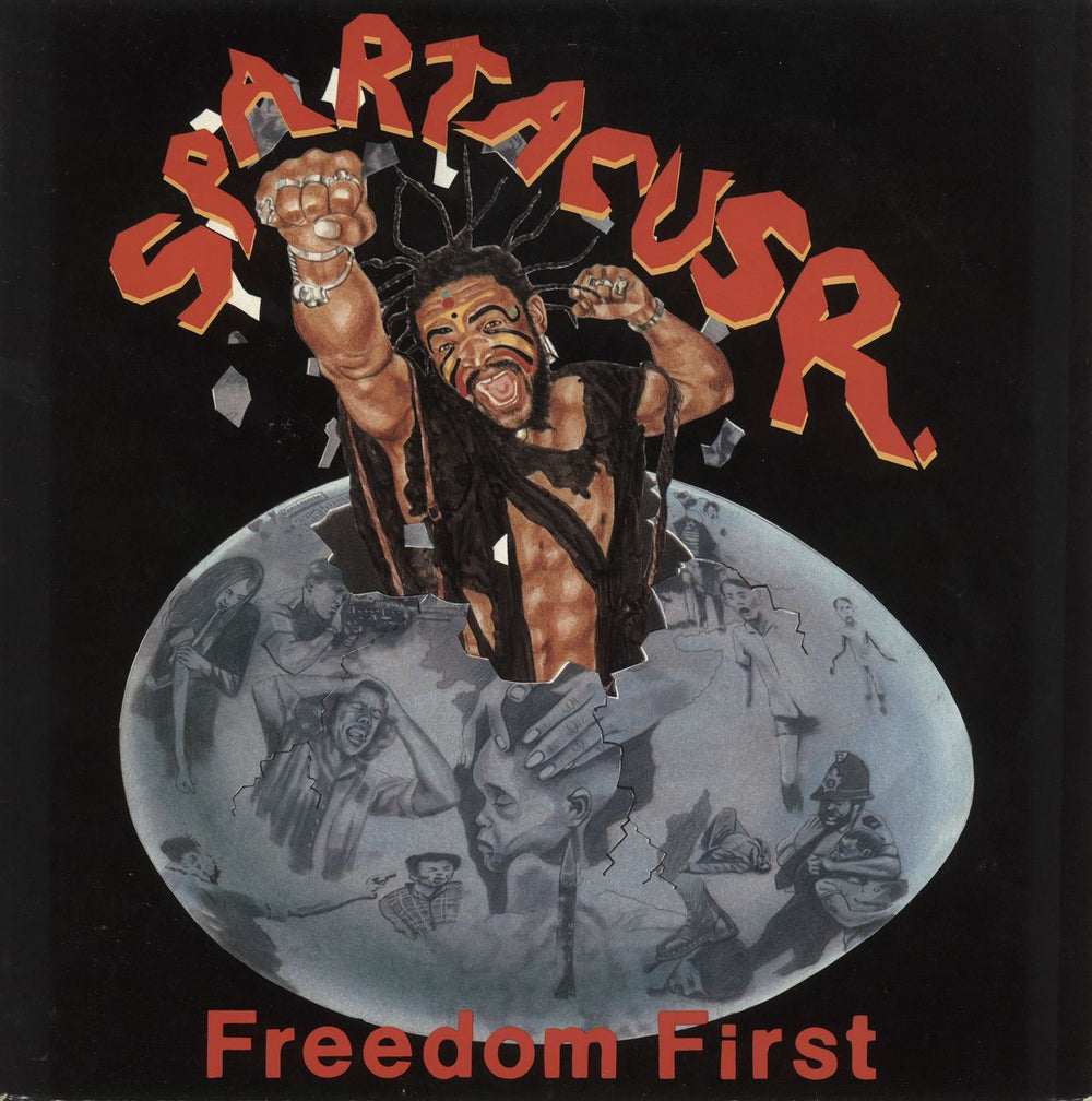 Spartacus R Freedom First UK vinyl LP album (LP record) ZMRLP4