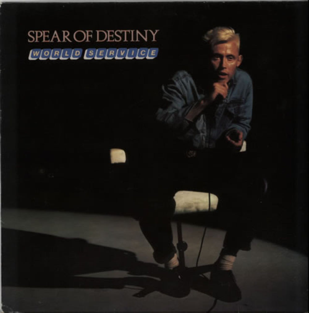 Spear Of Destiny World Service UK vinyl LP album (LP record) EPC26514