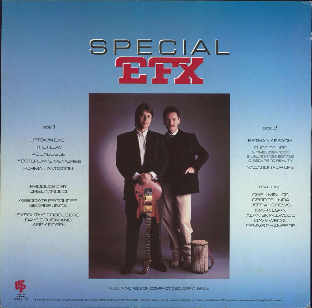 Special EFX Slice Of Life Swiss vinyl LP album (LP record)