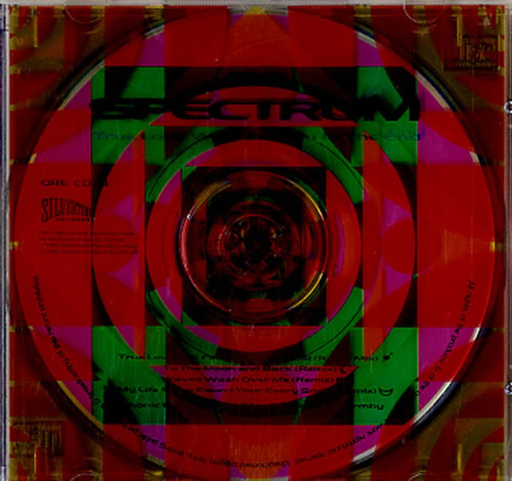 Spectrum (90s) True Love Will Find You In The End UK CD single (CD5 / 5") ORECD44