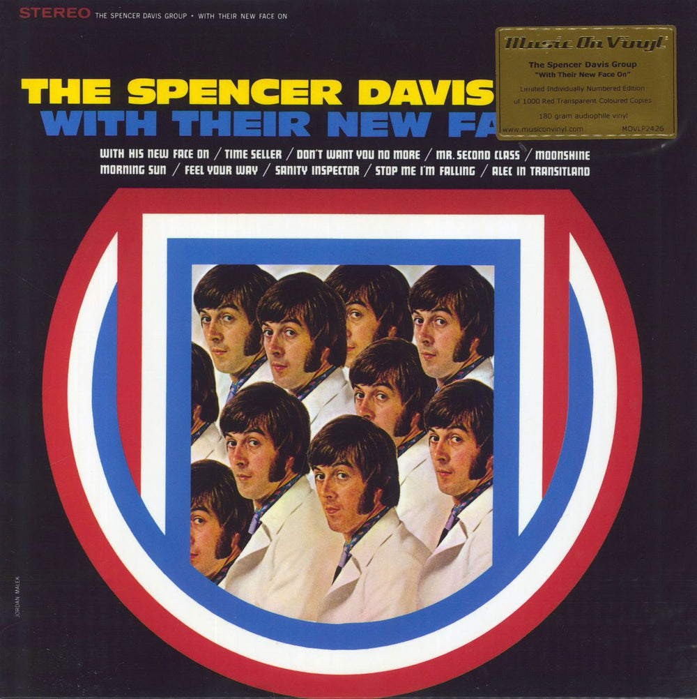 Spencer Davis Group With Their New Face On - Red Vinyl UK vinyl LP album (LP record) MOVLP2426