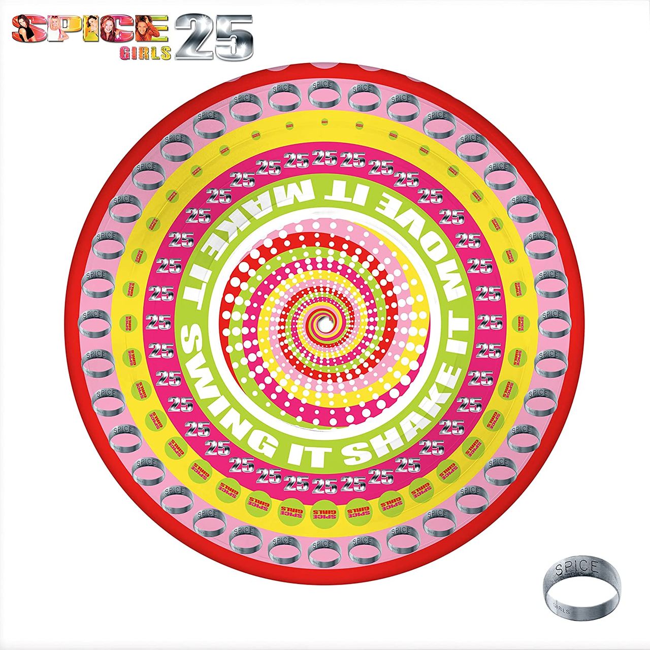 Spice Girls Spice 25th Anniversary Sealed Uk Picture Disc Lp —