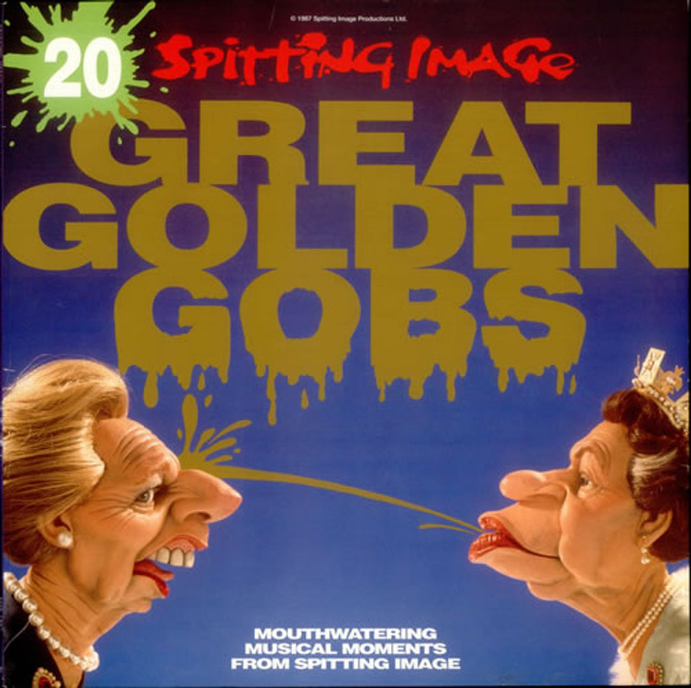 Spitting Image 20 Great Golden Gobs UK vinyl LP album (LP record) EMC3585