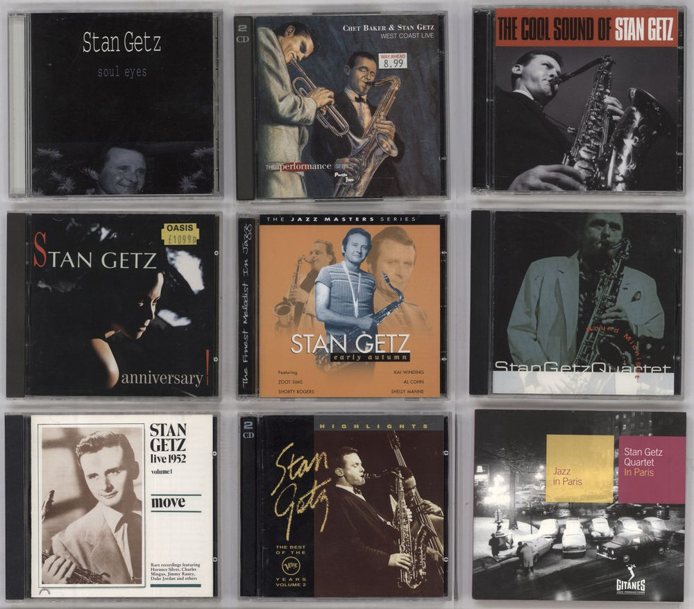 Stan Getz CD Album Collection UK CD album (CDLP)