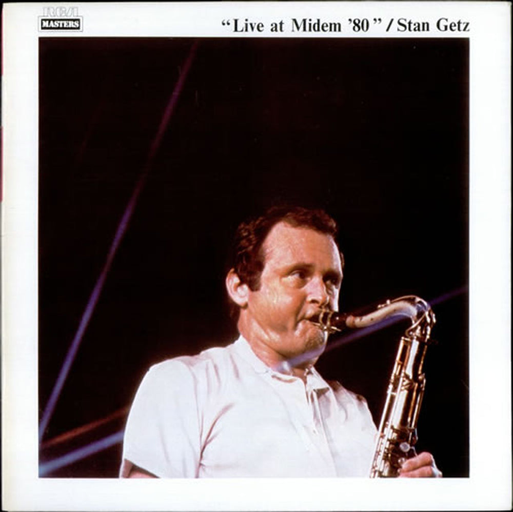 Stan Getz Live At Midem '80 French vinyl LP album (LP record) PL37417