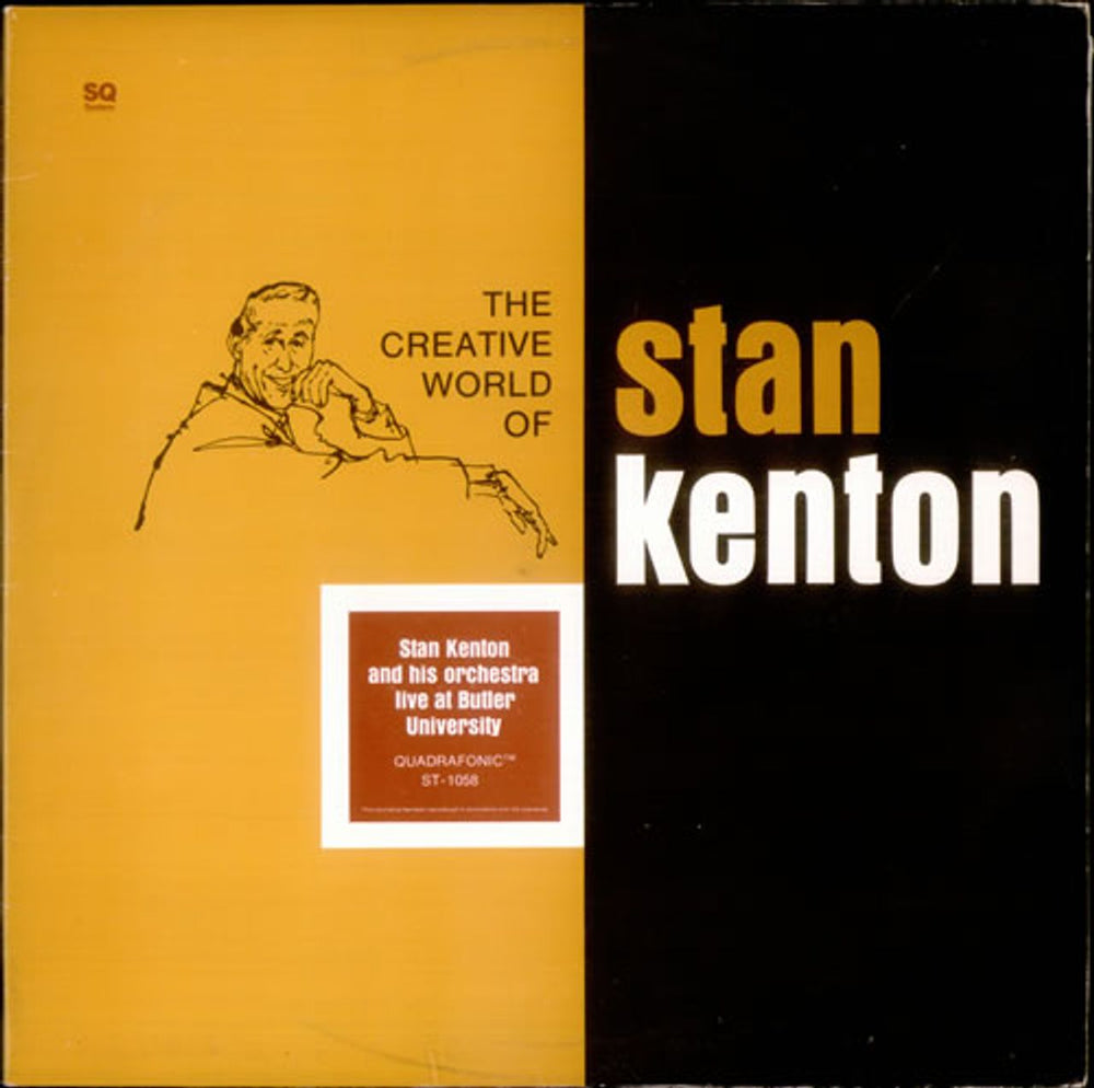 Stan Kenton Live At Butler University - Quad US 2-LP vinyl record set (Double LP Album) ST-1058